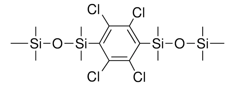 Sigma-Aldrich 1,1'-(2,3,5,6-TETRACHLORO-1,4-PHENYLENE)BIS(1,1,3,3,3-PENTAMETHYLDISILOXANE),AldrichCPR