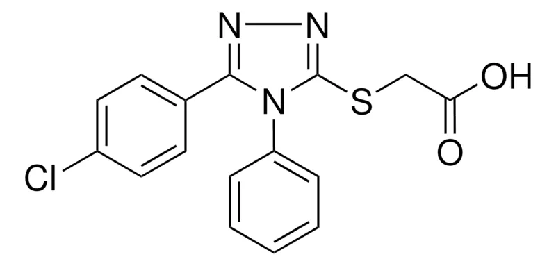 Sigma-Aldrich (5-(4-CHLORO-PHENYL)-4-PHENYL-4H-(1,2,4)TRIAZOL-3-YLSULFANYL)-ACETIC ACID,AldrichCPR