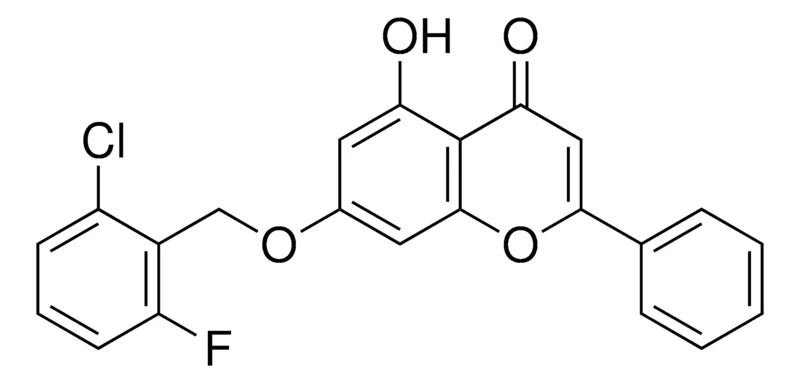 Sigma-Aldrich 7-(2-CHLORO-6-FLUORO-BENZYLOXY)-5-HYDROXY-2-PHENYL-CHROMEN-4-ONE,AldrichCPR
