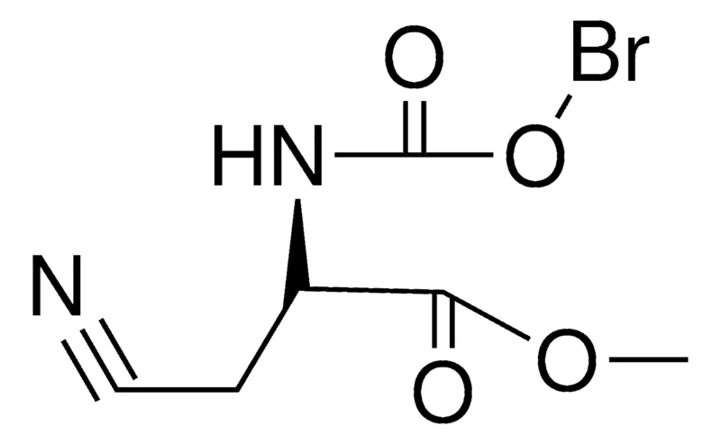 Sigma-Aldrich METHYL (2R)-2-{[(BROMOOXY)CARBONYL]AMINO}-3-CYANOPROPANOATE，AldrichCPR