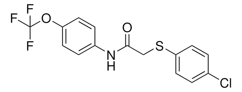 Sigma-Aldrich 2-((4-CHLOROPHENYL)THIO)-N-(4-(TRIFLUOROMETHOXY)PHENYL)ACETAMIDE,AldrichCPR