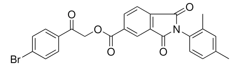 Sigma-Aldrich 2-(4-BROMOPHENYL)-2-OXOETHYL 2-(2,4-DIMETHYLPHENYL)-1,3-DIOXO-5-ISOINDOLINECARBOXYLATE,AldrichCPR