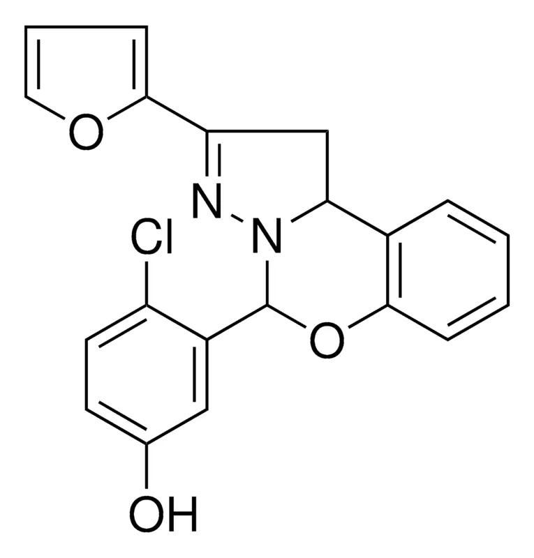 Sigma-Aldrich 4-CL-3(2-FURAN-2-YL-1,9B-2H-5-OXA-3,3A-DIAZA-CYCLOPENTA(A)NAPHTHALEN-4-YL)PHENOL,AldrichCPR