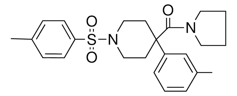 Sigma-Aldrich N,N-TETRAMETHYLENE-4-(META-TOLYL)-1-(PARA-TOLYLSULFONYL)-ISONIPECOTAMIDE,AldrichCPR