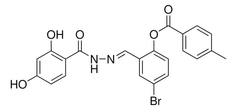 Sigma-Aldrich 4-BROMO-2-(2-(2,4-DIHYDROXYBENZOYL)CARBOHYDRAZONOYL)PHENYL 4-METHYLBENZOATE,AldrichCPR