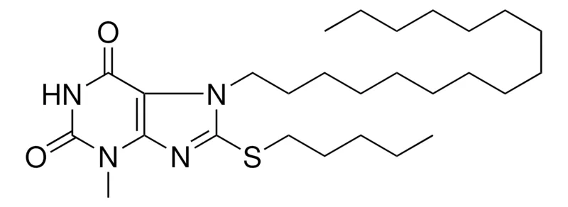 Sigma-Aldrich 7-HEXADECYL-3-METHYL-8-PENTYLSULFANYL-3,7-DIHYDRO-PURINE-2,6-DIONE,AldrichCPR