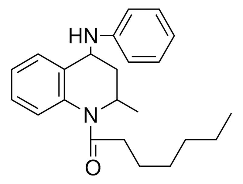 Sigma-Aldrich 1-(2-METHYL-4-PHENYLAMINO-3,4-DIHYDRO-2H-QUINOLIN-1-YL)-HEPTAN-1-ONE,AldrichCPR