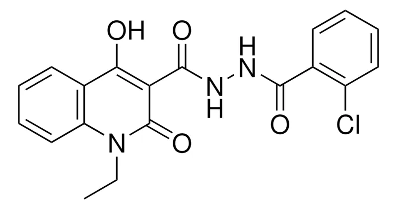 Sigma-Aldrich 2-CL-BENZOIC ACID N'-(1-ETHYL-4-HO-2-OXO-1,2-2H-QUINOLINE-3-CARBONYL)-HYDRAZIDE,AldrichCPR