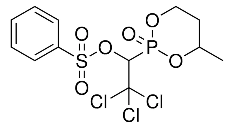 Sigma-Aldrich 2,2,2-TRICHLORO-1-(4-METHYL-2-OXIDO-1,3,2-DIOXAPHOSPHINAN-2-YL)ETHYL BENZENESULFONATE,AldrichCPR