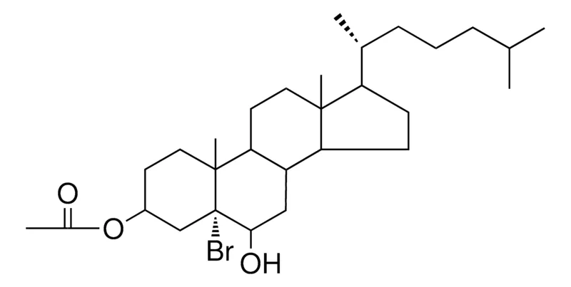 Sigma-Aldrich 5-BROMO-6-BETA-HYDROXY-5-ALPHA-CHOLESTAN-3-BETA-YL ACETATE,AldrichCPR
