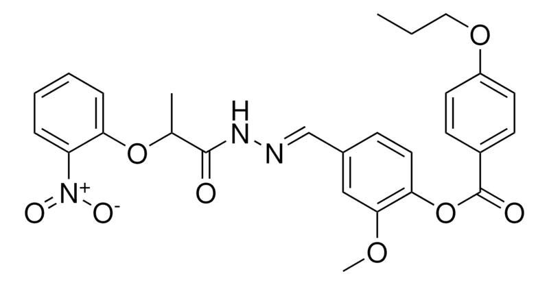 Sigma-Aldrich 2-MEO-4-(2-(2-(2-NITROPHENOXY)PROPANOYL)CARBOHYDRAZONOYL)PH 4-PROPOXYBENZOATE,AldrichCPR
