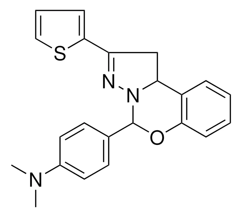 Sigma-Aldrich N,N-DIMETHYL-4-[2-(2-THIENYL)-1,10B-DIHYDROPYRAZOLO[1,5-C][1,3]BENZOXAZIN-5-YL]ANILINE，AldrichCPR