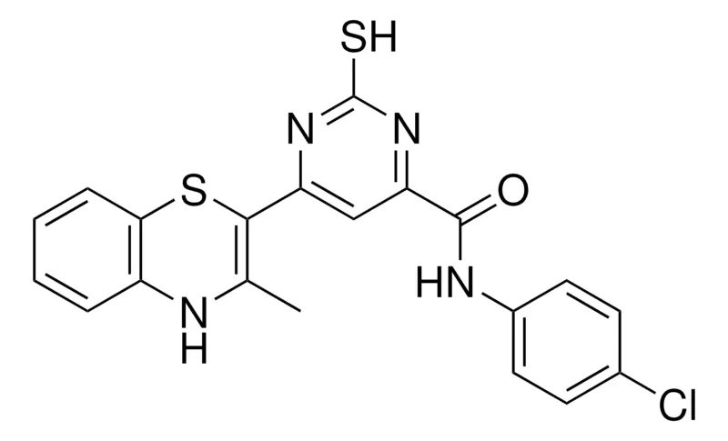 Sigma-Aldrich N-(4-CL-PH)-2-MERCAPTO-6-(3-ME-4H-1,4-BENZOTHIAZIN-2-YL)-4-PYRIMIDINECARBOXAMIDE，AldrichCPR