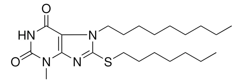 Sigma-Aldrich 8-HEPTYLSULFANYL-3-METHYL-7-NONYL-3,7-DIHYDRO-PURINE-2,6-DIONE,AldrichCPR