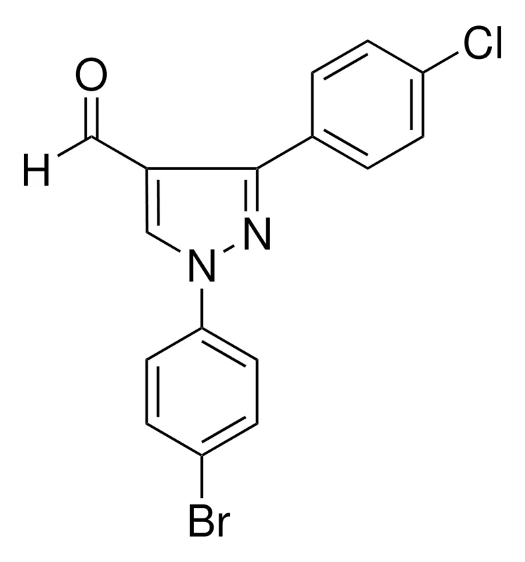 Sigma-Aldrich 1-(4-BROMOPHENYL)-3-(4-CHLOROPHENYL)-1H-PYRAZOLE-4-CARBALDEHYDE,AldrichCPR