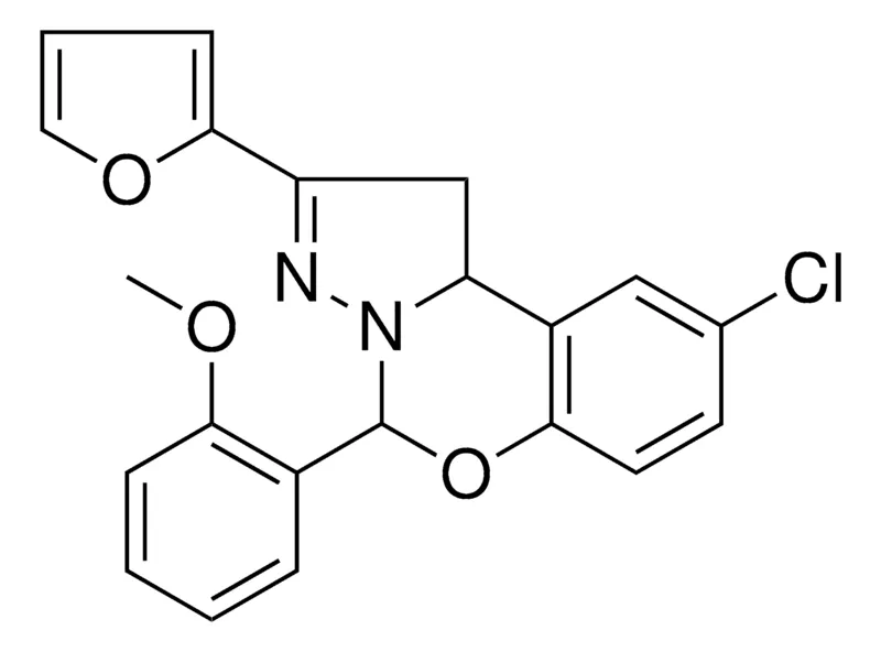 Sigma-Aldrich 8-CL-2-FURAN-2-YL-4-(2-MEO-PH)-1,9B-2H-5-OXA-3,3A-DIAZA-CYCLOPENTA(A)NAPHTHALENE,AldrichCPR