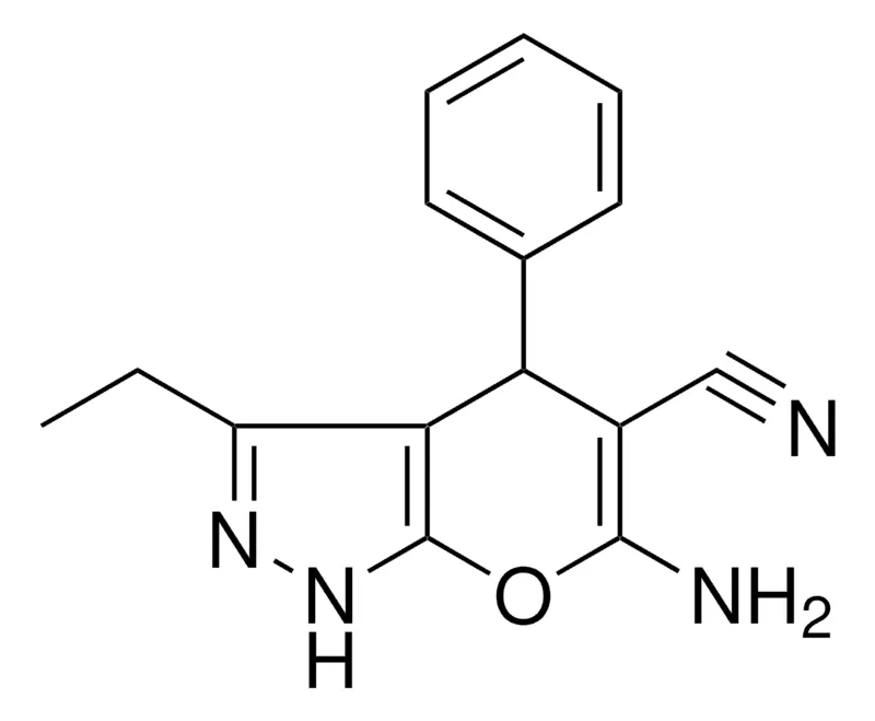 Sigma-Aldrich 6-AMINO-3-ETHYL-4-PHENYL-1,4-DIHYDROPYRANO(2,3-C)PYRAZOLE-5-CARBONITRILE,AldrichCPR