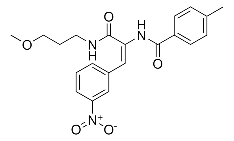Sigma-Aldrich N-(1-(3-METHOXY-PROPYLCARBAMOYL)-2-(3-NITRO-PHENYL)-VINYL)-4-METHYL-BENZAMIDE，AldrichCPR