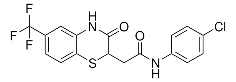 Sigma-Aldrich N-(4-CL-PH)-2-(3-OXO-6-TRI-F-ME-3,4-DIHYDRO-2H-BENZO(1,4)THIAZIN-2-YL)-ACETAMIDE,AldrichCPR