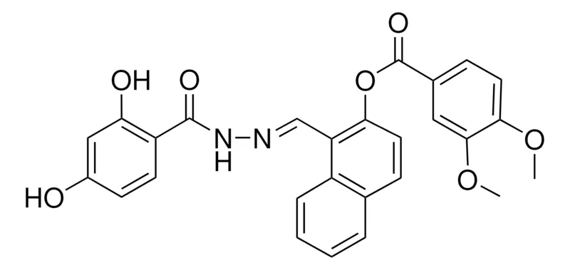Sigma-Aldrich 1-(2-(2,4-DIHYDROXYBENZOYL)CARBOHYDRAZONOYL)-2-NAPHTHYL 3,4-DIMETHOXYBENZOATE，AldrichCPR