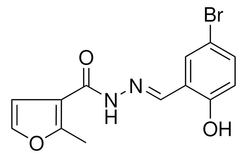 Sigma-Aldrich 2-METHYL-FURAN-3-CARBOXYLIC ACID (5-BROMO-2-HYDROXY-BENZYLIDENE)-HYDRAZIDE,AldrichCPR