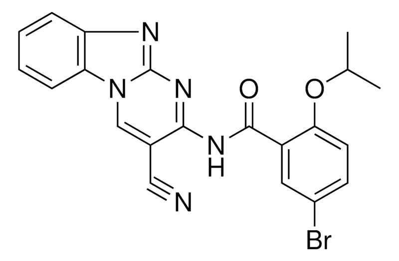 Sigma-Aldrich 5-BR-N-(3-CYANO-BENZO(4,5)IMIDAZO(1,2-A)PYRIMIDIN-2-YL)-2-ISOPROPOXY-BENZAMIDE,AldrichCPR