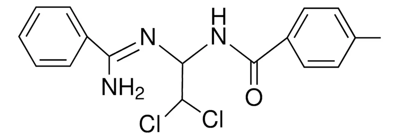 Sigma-Aldrich N-(1-(BENZIMIDOYL-AMINO)-2,2-DICHLORO-ETHYL)-4-METHYL-BENZAMIDE,AldrichCPR