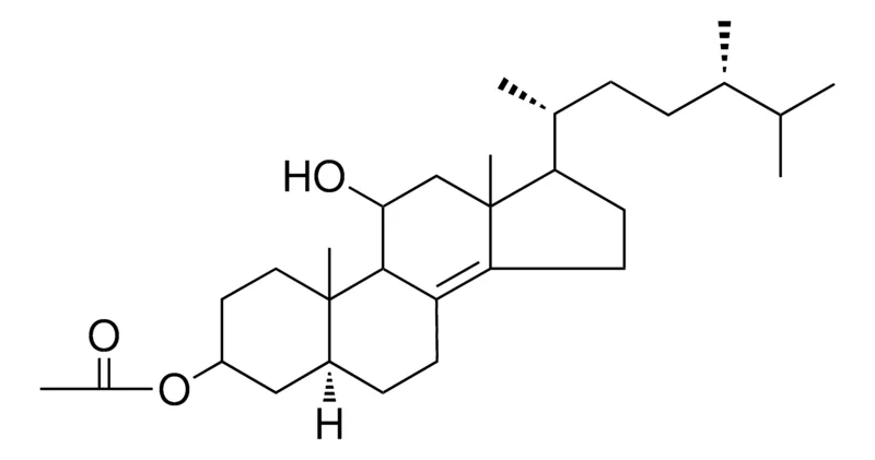 Sigma-Aldrich 11-BETA-HYDROXY-5-ALPHA-ERGOST-8(14)-EN-3-BETA-YL ACETATE,AldrichCPR