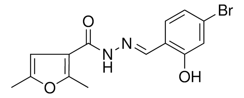 Sigma-Aldrich 2,5-DIMETHYL-FURAN-3-CARBOXYLIC ACID (4-BROMO-2-HYDROXY-BENZYLIDENE)-HYDRAZIDE,AldrichCPR