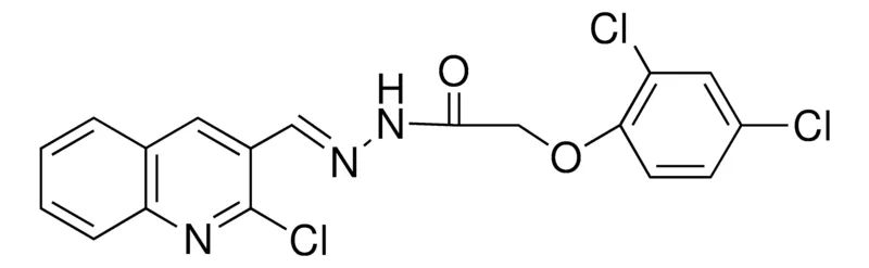 Sigma-Aldrich 2-(2,4-DICHLORO-PHENOXY)-ACETIC ACID (2-CHLORO-QUINOLIN-3-YLMETHYLENE)-HYDRAZIDE,AldrichCPR