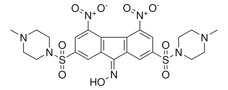 Sigma-Aldrich 2,7-BIS-(4-METHYL-PIPERAZINE-1-SULFONYL)-4,5-DINITRO-FLUOREN-9-ONE OXIME,AldrichCPR