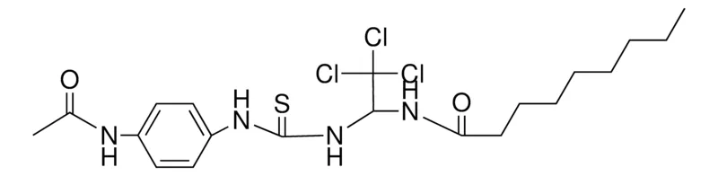Sigma-Aldrich NONANOIC ACID (1-(3-(4-ACETYLAMINO-PH)-THIOUREIDO)-2,2,2-TRICHLORO-ETHYL)-AMIDE,AldrichCPR