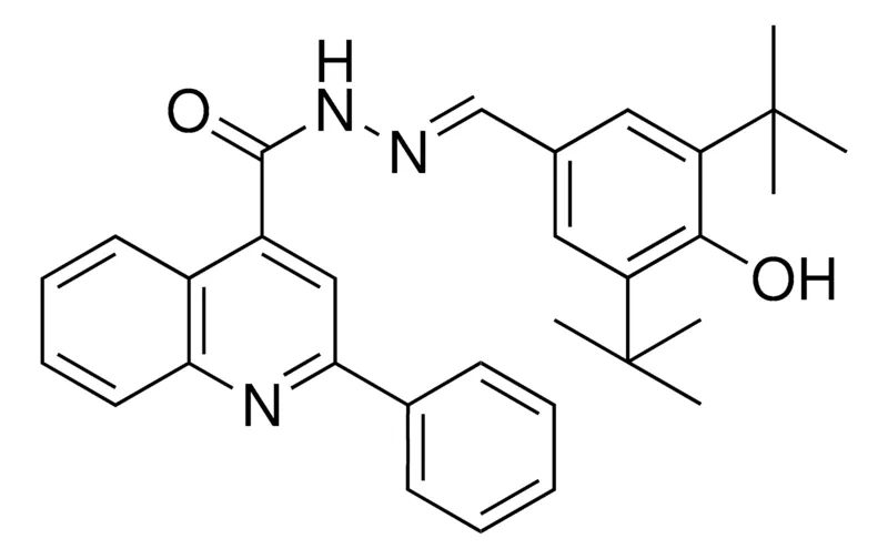 Sigma-Aldrich 2-PH-QUINOLINE-4-CARBOXYLIC ACID (3,5-DI-TERT-BU-4-HO-BENZYLIDENE)-HYDRAZIDE,AldrichCPR