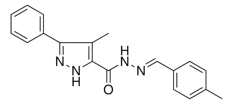 Sigma-Aldrich 4-METHYL-5-PHENYL-2H-PYRAZOLE-3-CARBOXYLIC ACID (4-METHYL-BENZYLIDENE)-HYDRAZIDE,AldrichCPR