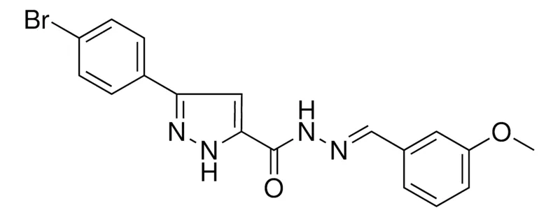 Sigma-Aldrich 5-(4-BR-PHENYL)-2H-PYRAZOLE-3-CARBOXYLIC ACID (3-METHOXY-BENZYLIDENE)-HYDRAZIDE,AldrichCPR