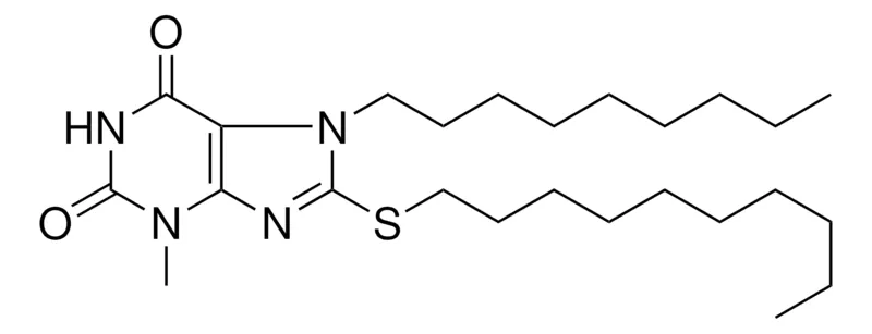 Sigma-Aldrich 8-DECYLSULFANYL-3-METHYL-7-NONYL-3,7-DIHYDRO-PURINE-2,6-DIONE,AldrichCPR