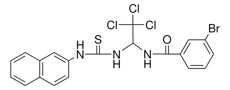 Sigma-Aldrich 3-BROMO-N-(2,2,2-TRICHLORO-1-(3-NAPHTHALEN-2-YL-THIOUREIDO)-ETHYL)-BENZAMIDE，AldrichCPR