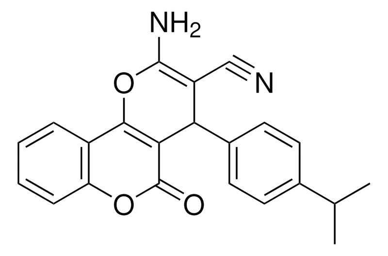 Sigma-Aldrich 2-AMINO-4-(4-ISOPROPYL-PHENYL)-5-OXO-4H,5H-PYRANO(3,2-C)CHROMENE-3-CARBONITRILE,AldrichCPR