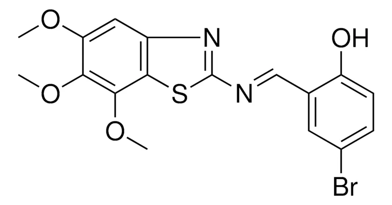 Sigma-Aldrich 4-BROMO-2-((5,6,7-TRIMETHOXY-BENZOTHIAZOL-2-YLIMINO)-METHYL)-PHENOL,AldrichCPR