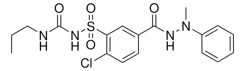 Sigma-Aldrich 2-(4-CL-3-((((PROPYLAMINO)CARBONYL)AMINO)SULFONYL)BZ)-1-METHYL-1-PHENYLHYDRAZINE,AldrichCPR