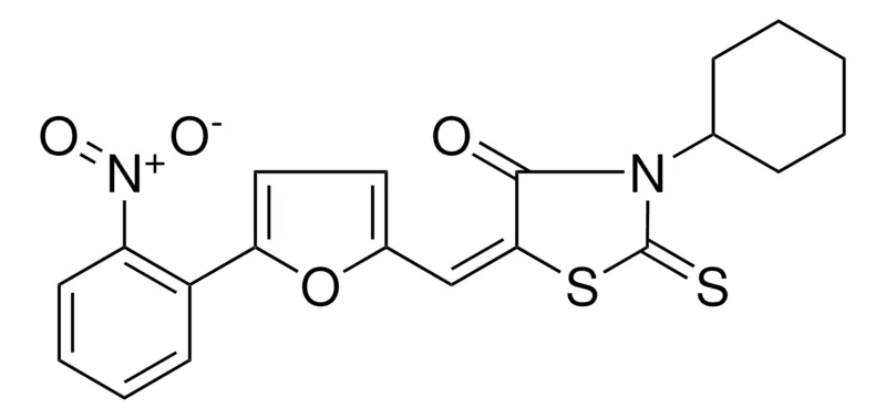 Sigma-Aldrich 3-CYCLOHEXYL-5-(5-(2-NITRO-PH)-FURAN-2-YLMETHYLENE)-2-THIOXO-THIAZOLIDIN-4-ONE,AldrichCPR