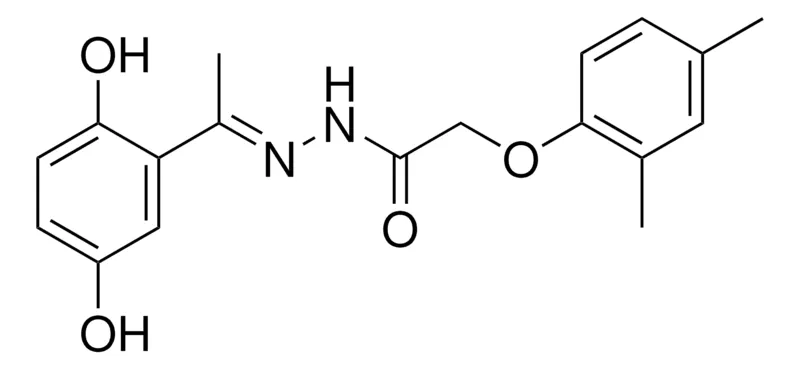 Sigma-Aldrich 2-(2,4-DIMETHYL-PHENOXY)-ACETIC ACID (1-(2,5-DIHYDROXY-PH)-ETHYLIDENE)-HYDRAZIDE,AldrichCPR