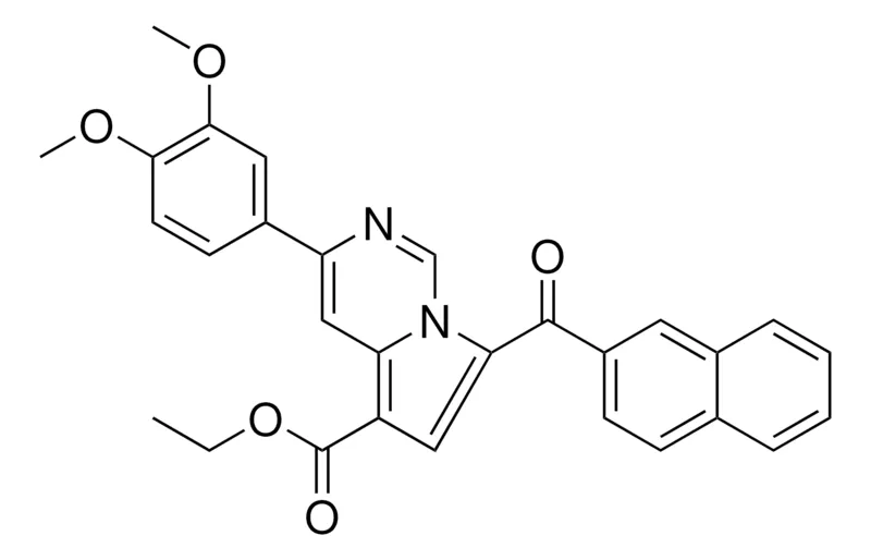 Sigma-Aldrich ET 3-(3,4-DIMETHOXYPHENYL)-7-(2-NAPHTHOYL)PYRROLO(1,2-C)PYRIMIDINE-5-CARBOXYLATE,AldrichCPR