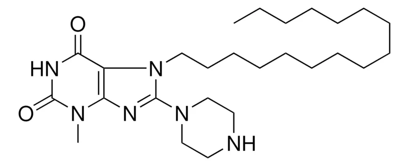 Sigma-Aldrich 7-HEXADECYL-3-METHYL-8-PIPERAZIN-1-YL-3,7-DIHYDRO-PURINE-2,6-DIONE,AldrichCPR