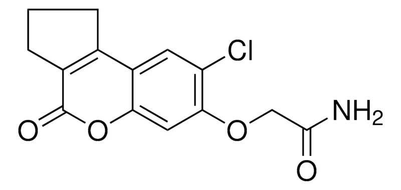 Sigma-Aldrich 2-(8-CHLORO-4-OXO-1,2,3,4-TETRAHYDRO-CYCLOPENTA(C)CHROMEN-7-YLOXY)-ACETAMIDE,AldrichCPR