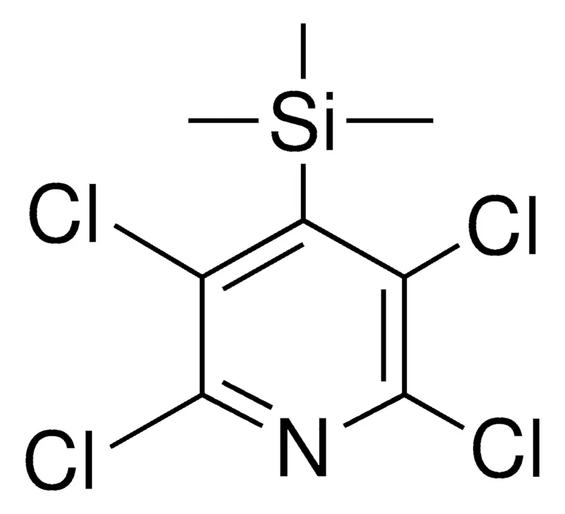 Sigma-Aldrich 2,3,5,6-TETRACHLORO-4-(TRIMETHYLSILYL)PYRIDINE,AldrichCPR