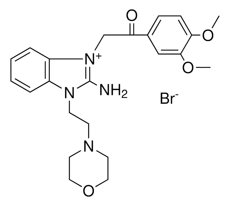 Sigma-Aldrich AMINO-1-(2-(DI-MEO-PH)-2-OXO-ET)-3-(2-MORPHOLIN-4-YL-ET)-BENZOIMIDAZOL-1-IUM, BR,AldrichCPR