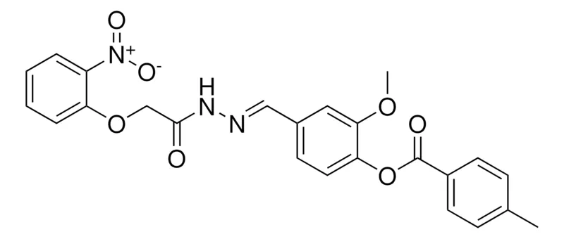 Sigma-Aldrich 2-METHOXY-4-(2-((2-NITROPHENOXY)ACETYL)CARBOHYDRAZONOYL)PHENYL 4-METHYLBENZOATE,AldrichCPR