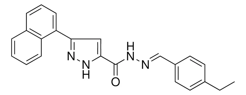 Sigma-Aldrich 5-NAPHTHALEN-1-YL-2H-PYRAZOLE-3-CARBOXYLIC ACID (4-ETHYL-BENZYLIDENE)-HYDRAZIDE,AldrichCPR