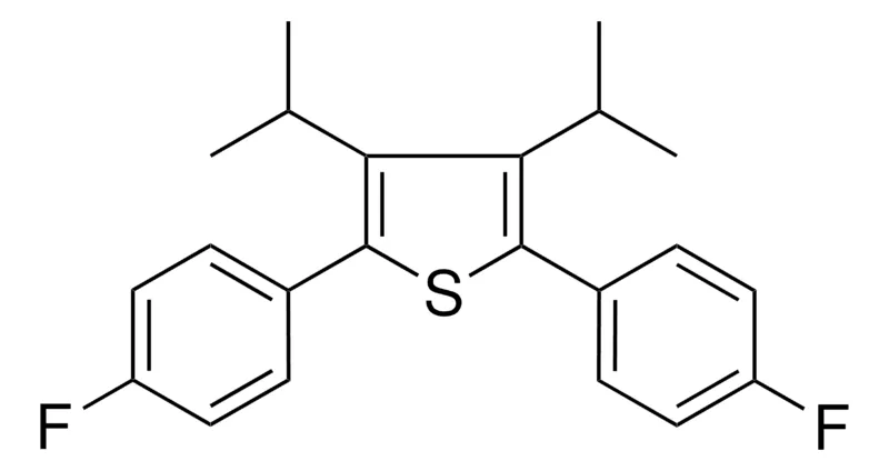 Sigma-Aldrich 2,5-BIS-(4-FLUORO-PHENYL)-3,4-DIISOPROPYL-THIOPHENE,AldrichCPR